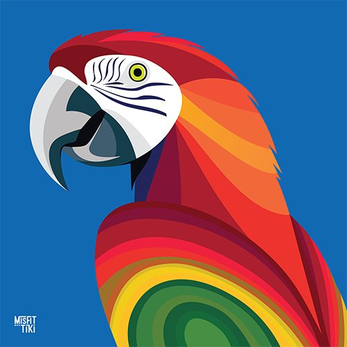 Modern Macaws: Scarlet